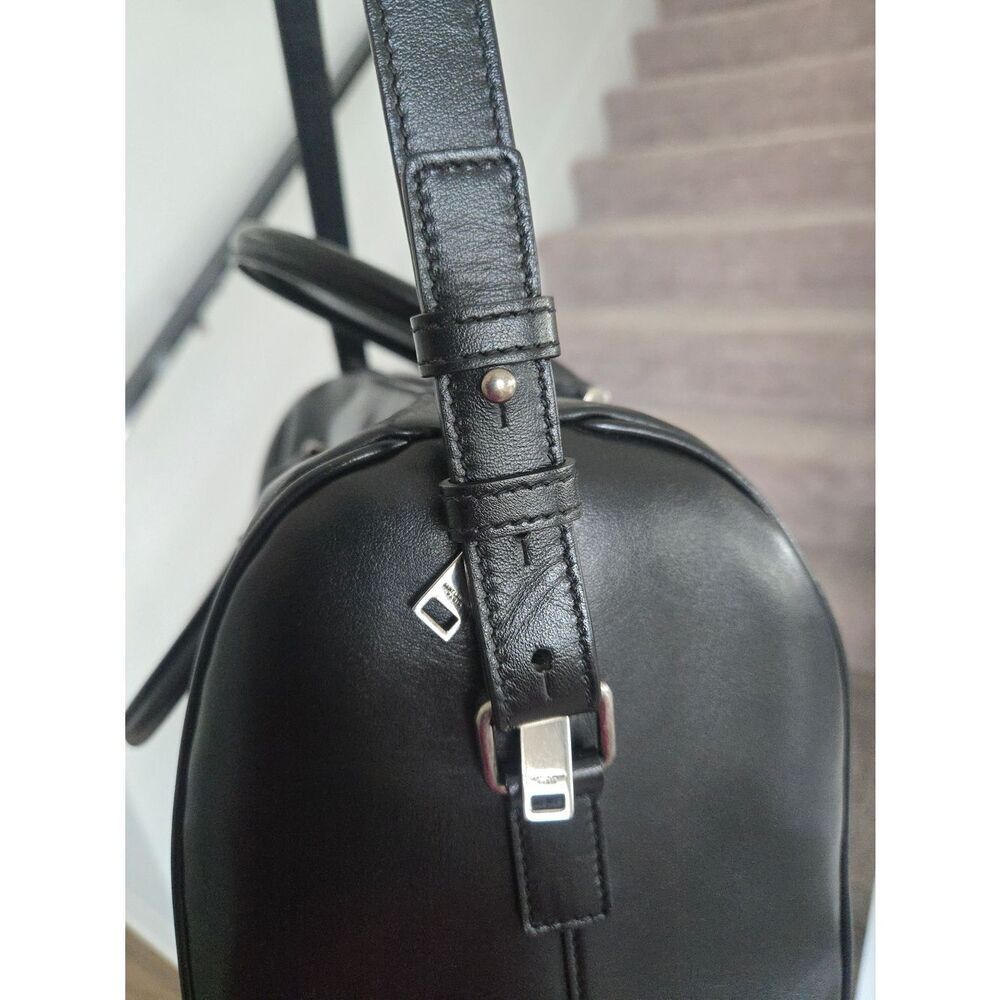 Saint Laurent Studded Leather Crossbody Satchel Bag - Picture 9 of 16